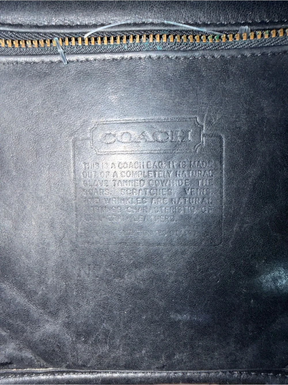 Vintage Coach Black Leather Bucket Bag – Drawstring Crossbody